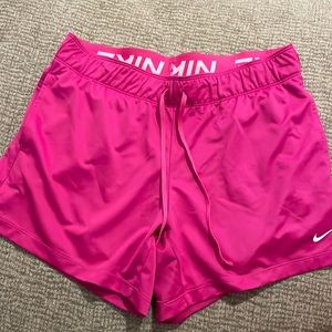 Nike pink running shorts